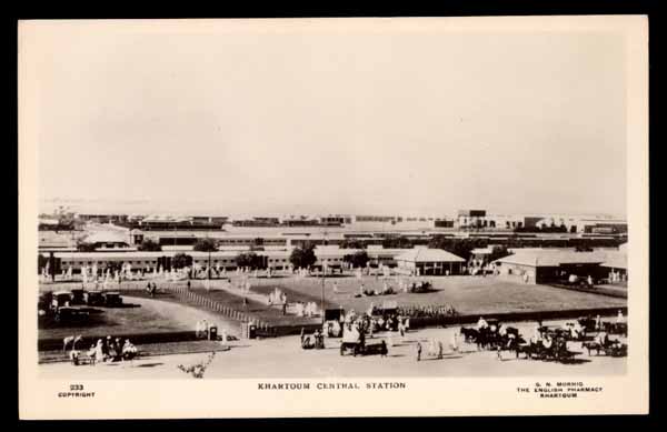 BRITISH SUDAN, Khartoum Central Station