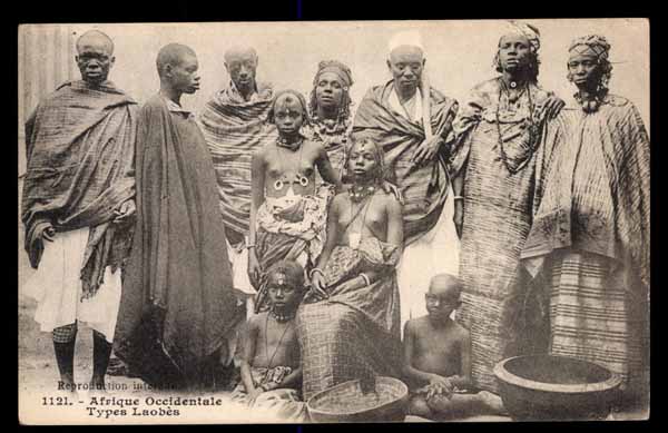 AFRIQUE-OCCIDENTALE, types Laobes, ETHNIC NUDE