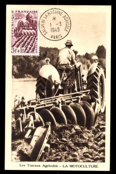 MAXIMUM CARD, La Motoculture, Les Travaux Agricoles