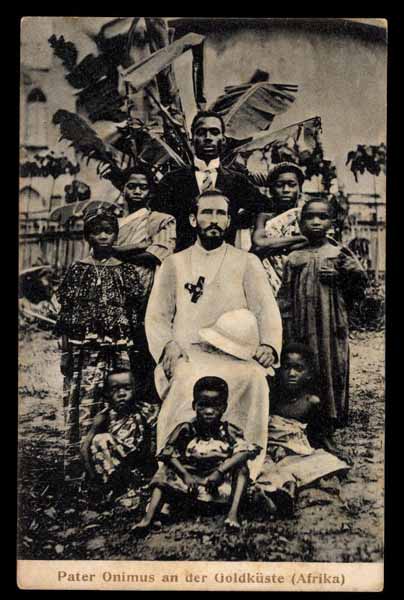 GHANA, Pater Onumus with natives