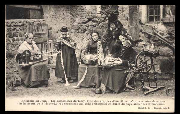FRANCE, Les Dentellieres du Velay, lace makers, anim&eacute; (43)