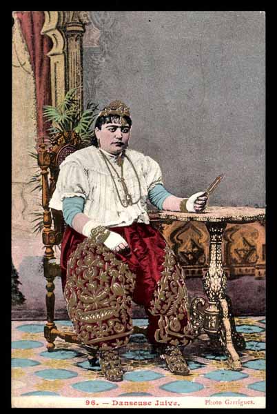 TUNISIA, jewish dancer, woman