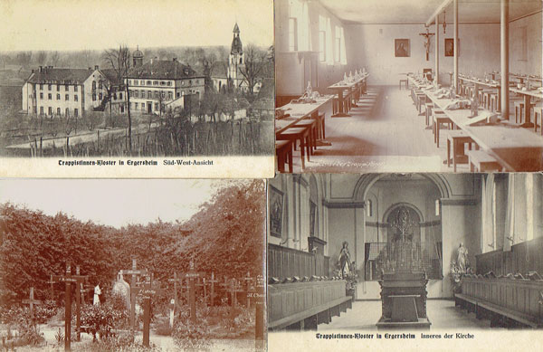 Lot of 9 postcards FRANCE, Ergersheim, Trappist monastery, Monastère trappiste  (67)