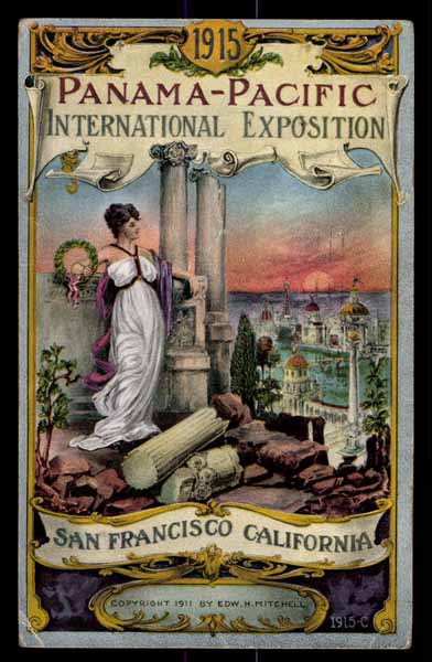 EXPOSITION International Panama-Pacific, San Francisco California 1915