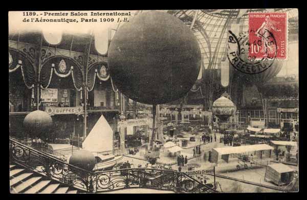 FRANCE, Paris, Salon de l\'Aeronautique 1909, BALLON (75)