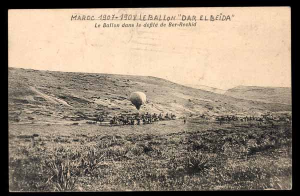 BALLON \"Dar el Beida\", in the defile of Ber-Rechid