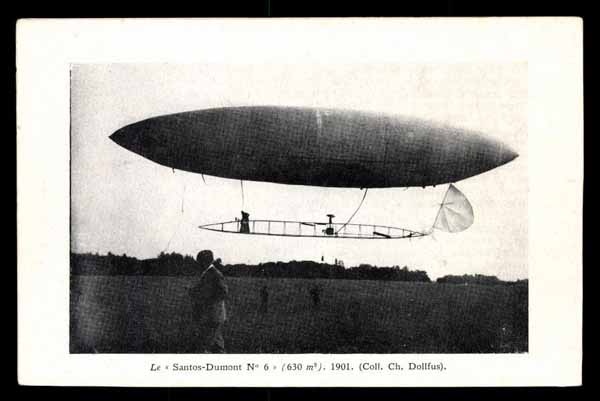 EARLY AVIATION, Zeppelin Santos Dumont