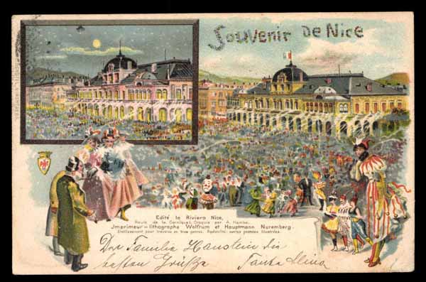 FRANCE, Souvenir de Nice, LITHO, souvenir de exposition (06)