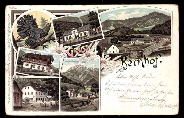 AUSTRIA, Gruss Aus Kernhof, LITHO