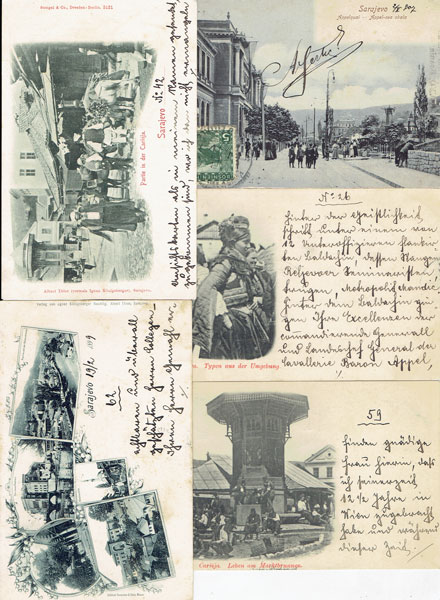 Lot of 15 postcards BOSNIA AND HERZEGOVINA