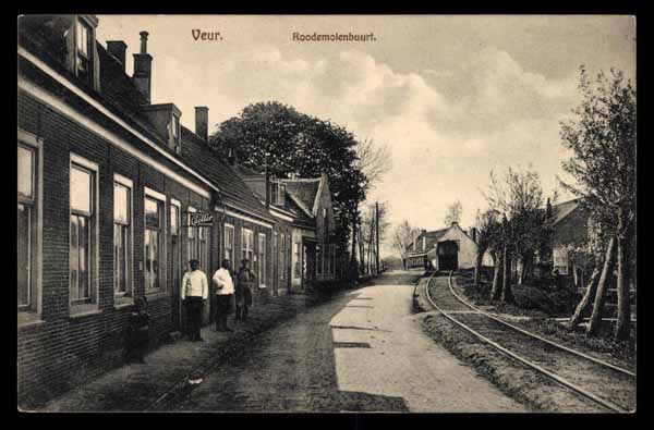 NETHERLANDS, Veur, Roodemolenbuurt, steam tramway (Zuid-Holland)
